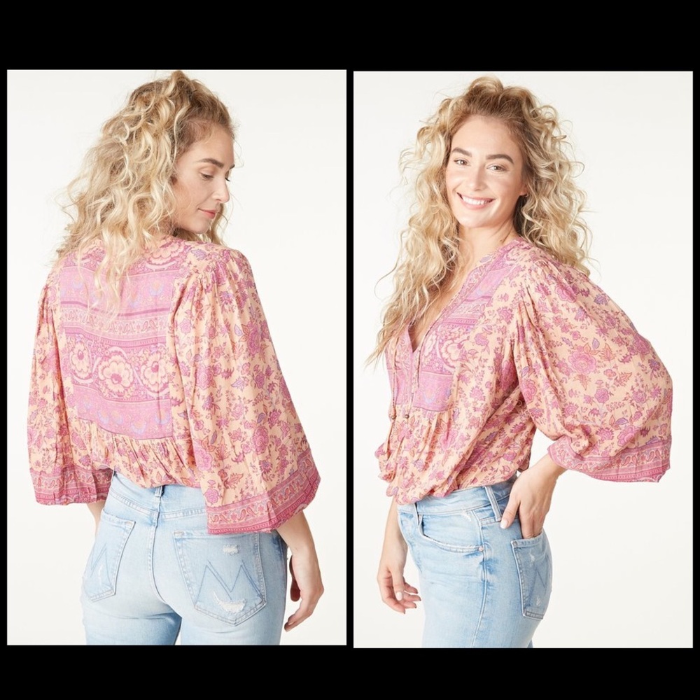 EUC Spell & the Gypsy Collective Blossom Folk Song Blouse